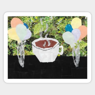 Tea Party Birthday Sticker